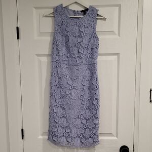 Banana Republic Lace Midi Dress - Lavender